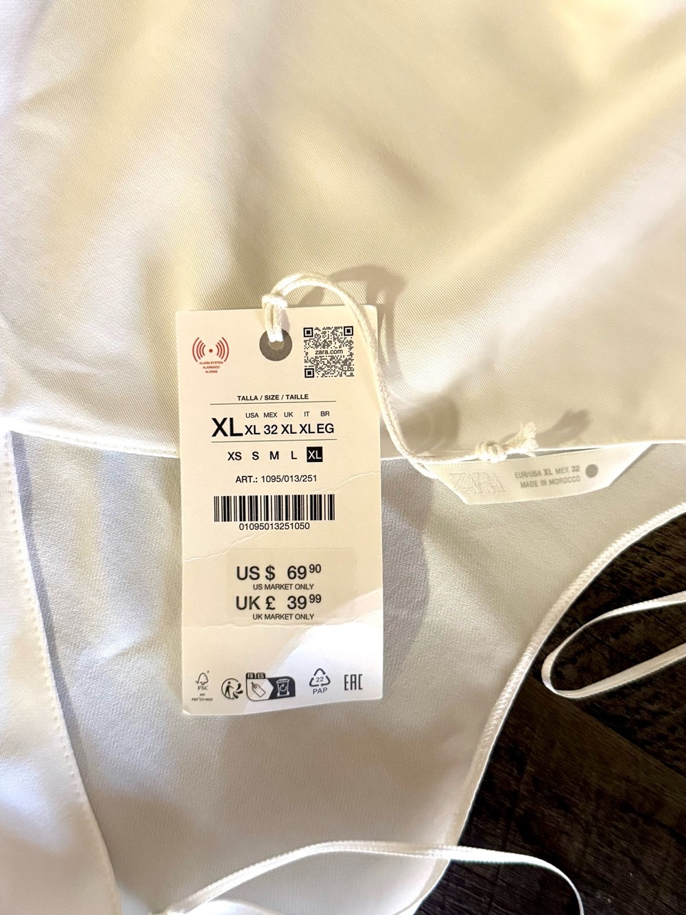 Zara Women's White Short-Sleeve Round-Neck Top - Picture 6 of 6